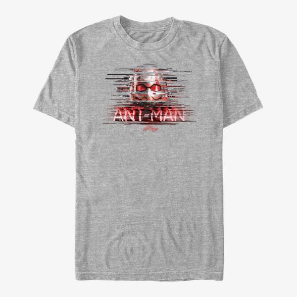Queens Marvel Ant-Man & The Wasp: Movie - Antman Distorted Unisex T-Shirt Heather Grey