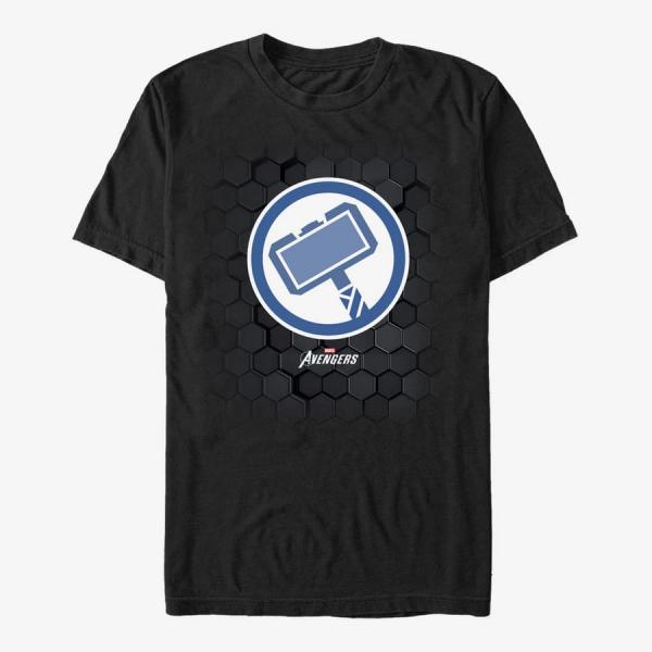 Tričko Merch Marvel - Thor Hex Unisex T-Shirt Black M