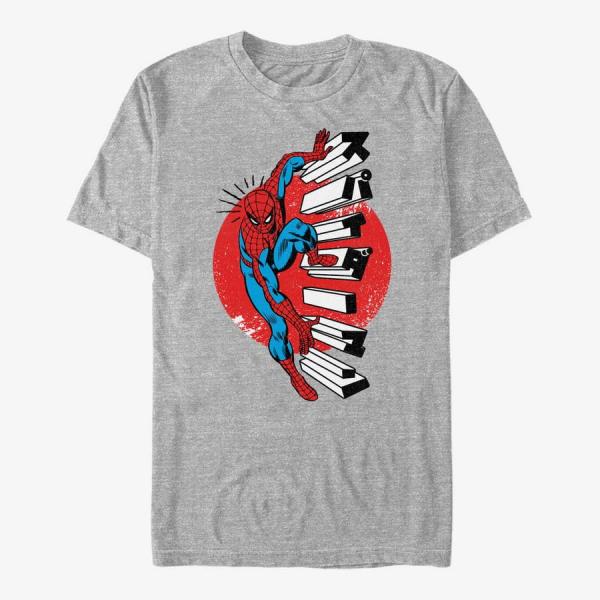 Tričko Merch Marvel Spider-Man Classic - Spidey Senses Unisex T-Shirt Heather Grey XXL