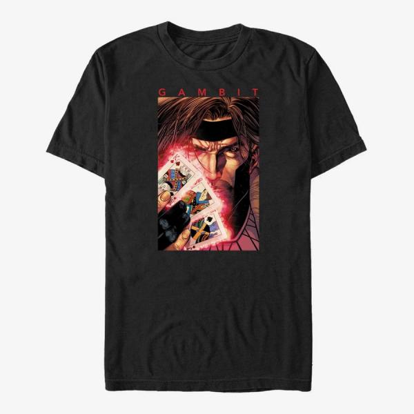 Tričko Merch Marvel X-Men - Three Aces Unisex T-Shirt Black XL