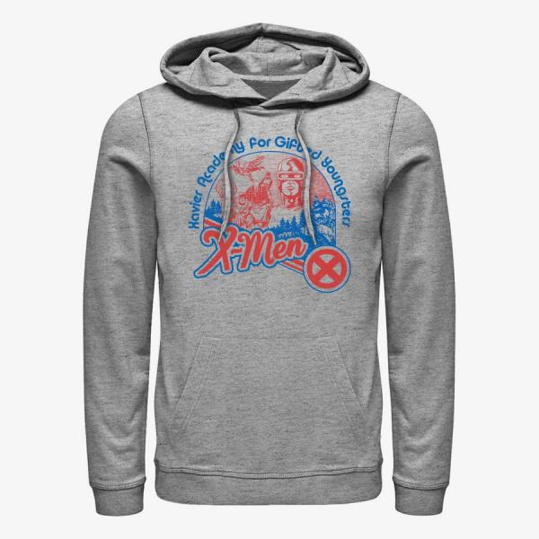 Queens Marvel X-Men - XMEN SUMMER CAMP Unisex Hoodie Heather Grey