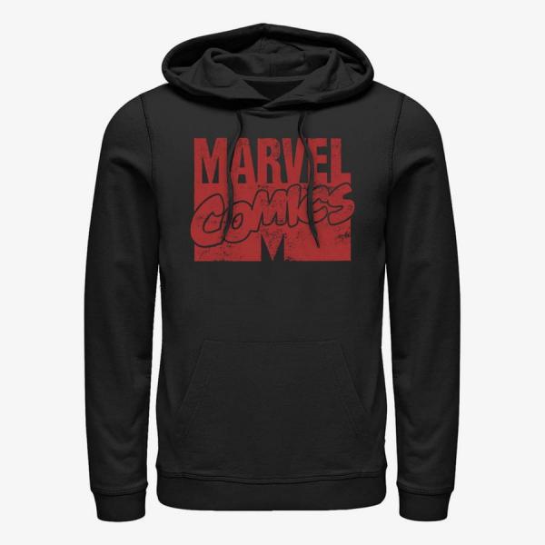Queens Marvel - LOGO DISTRESSED Unisex Hoodie Black