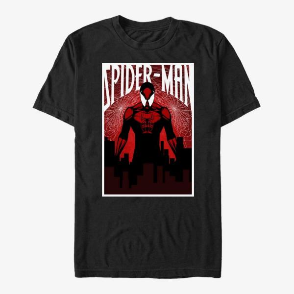 Tričko Merch Marvel Spider-Man Classic - Guardian Unisex T-Shirt Black L