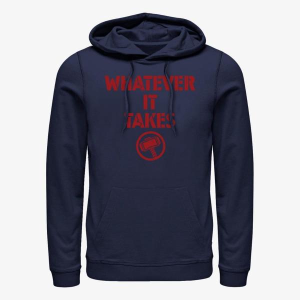 Mikina Merch Marvel Avengers: Endgame - Thor Spirit Unisex Hoodie Navy Blue S
