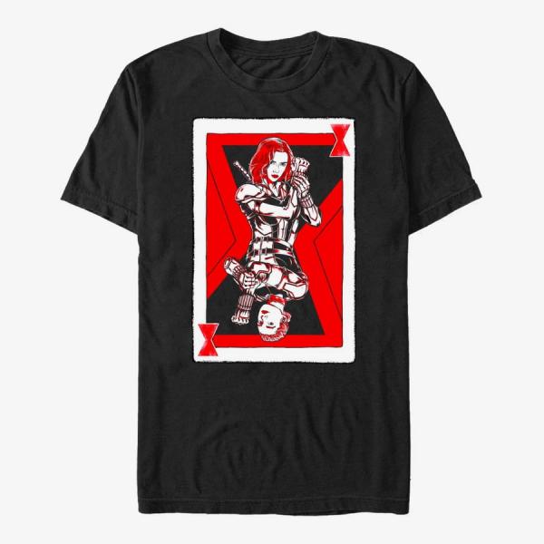 Queens Marvel Black Widow: Movie - Sister Card Unisex T-Shirt Black