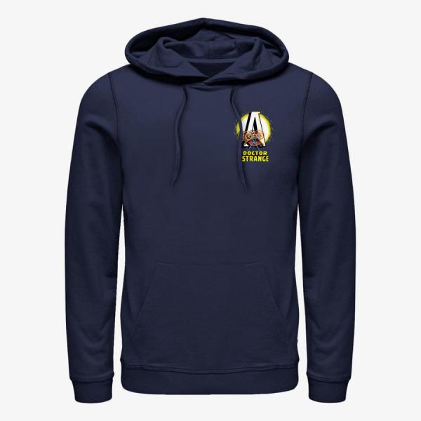 Queens Marvel Avengers Classic - Strange Badge Unisex Hoodie Navy Blue
