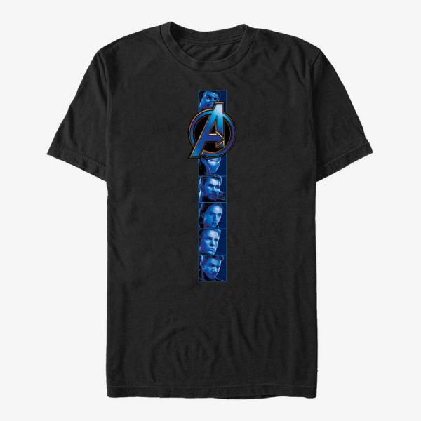 Tričko Merch Marvel Avengers: Endgame - Endgame Photoreel Unisex T-Shirt Black S