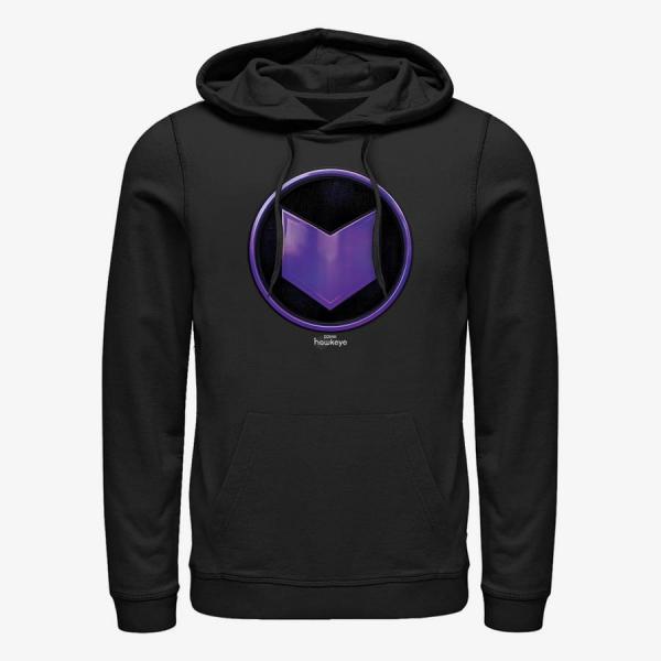 Queens Marvel Hawkeye - Arrow Badge Unisex Hoodie Black