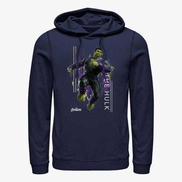 Queens Marvel Avengers: Endgame - Hulk Motion Unisex Hoodie Navy Blue