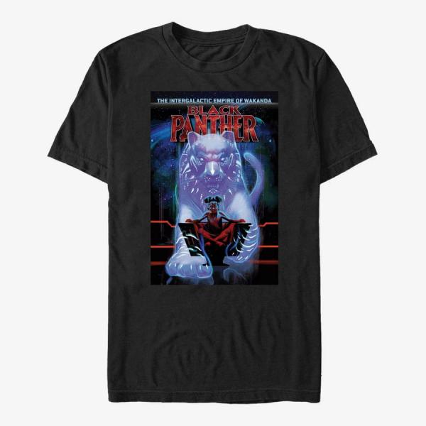 Tričko Merch Marvel Avengers Classic - Black Panther Unisex T-Shirt Black S