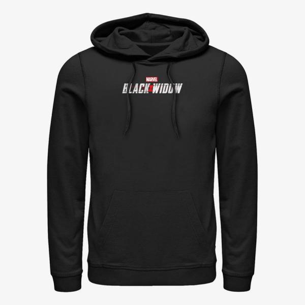 Mikina Merch Marvel Black Widow: Movie - Black Widow Logo Unisex Hoodie Black L
