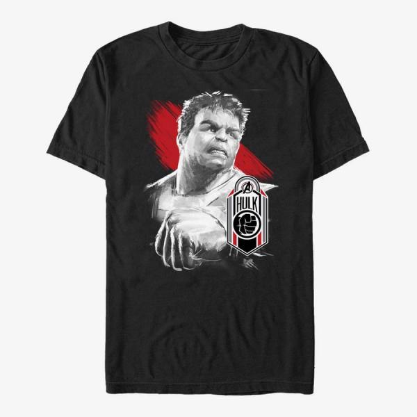 Tričko Merch Marvel Avengers: Endgame - Hulk Tag Unisex T-Shirt Black S