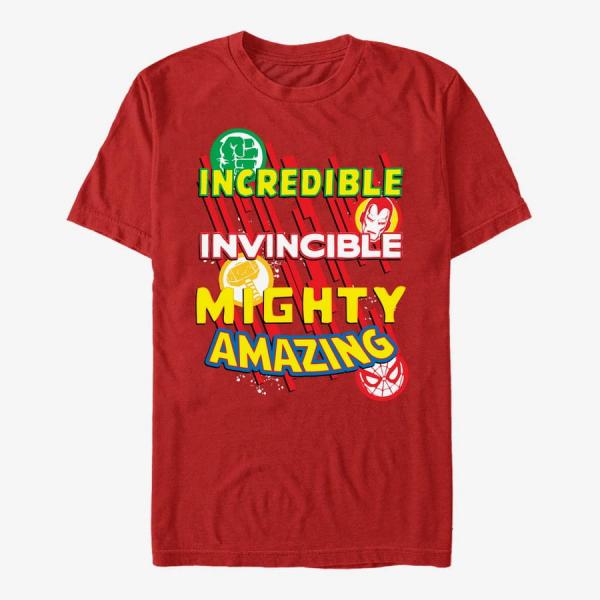 Queens Marvel Avengers Classic - Awesomeness Unisex T-Shirt Red