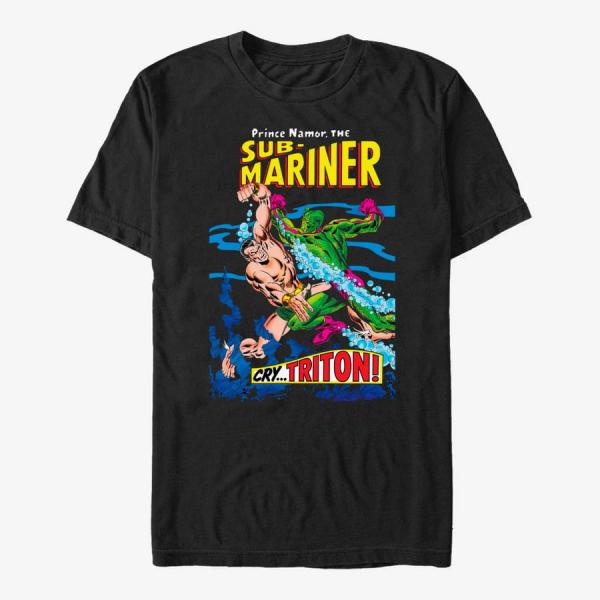 Tričko Merch Marvel - Mariner Club Unisex T-Shirt Black M