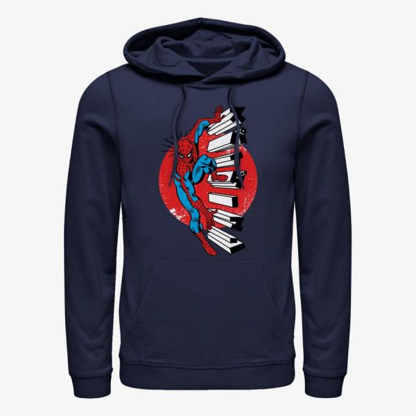 Mikina Merch Marvel Spider-Man Classic - Spidey Senses Unisex Hoodie Navy Blue XXL