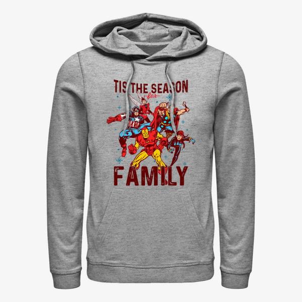 Queens Marvel Avengers Classic - Family Season Unisex Hoodie Heather Grey