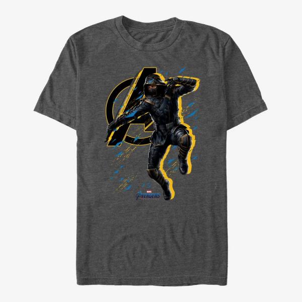 Queens Marvel Avengers: Endgame - Ronin Splatter Unisex T-Shirt Dark Heather Grey