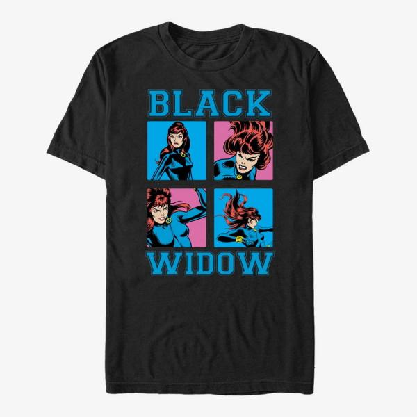 Tričko Merch Marvel Avengers Classic - Pop Widow Unisex T-Shirt Black XXL