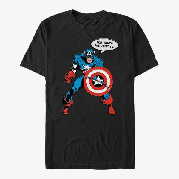 Tričko Merch Marvel Avengers Classic - Vintage Shield Unisex T-Shirt Black XL