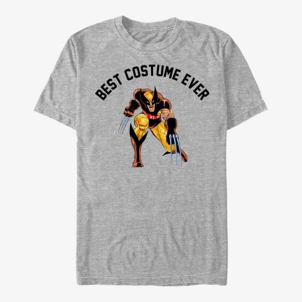 Tričko Merch Marvel X-Men - Best Wolverine Costume Unisex T-Shirt Heather Grey L