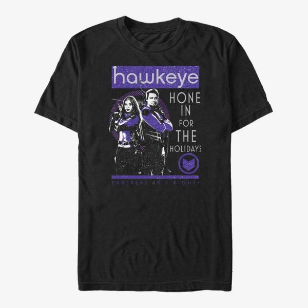 Queens Marvel Hawkeye - Poster Team Unisex T-Shirt Black