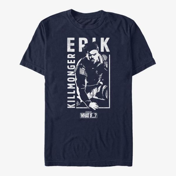 Tričko Merch Marvel What If...? - For the Ops Unisex T-Shirt Navy Blue M