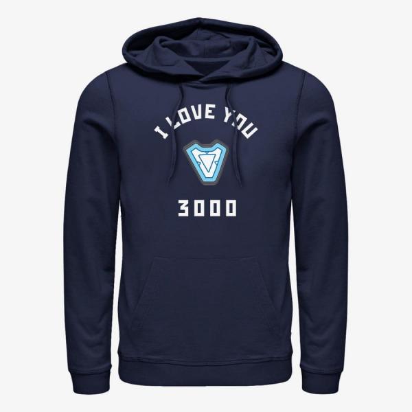 Queens Marvel Avengers: Endgame - Three Thousand Unisex Hoodie Navy Blue