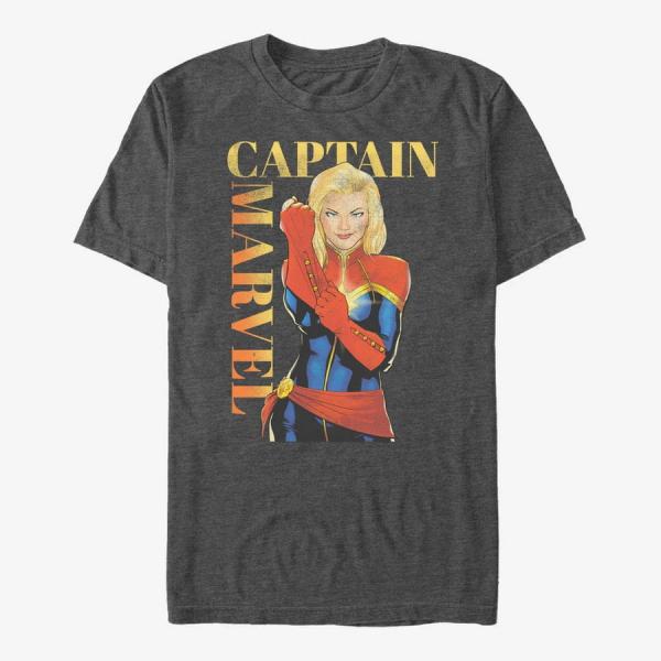 Queens Marvel Avengers Classic - Cap Marv Unisex T-Shirt Dark Heather Grey