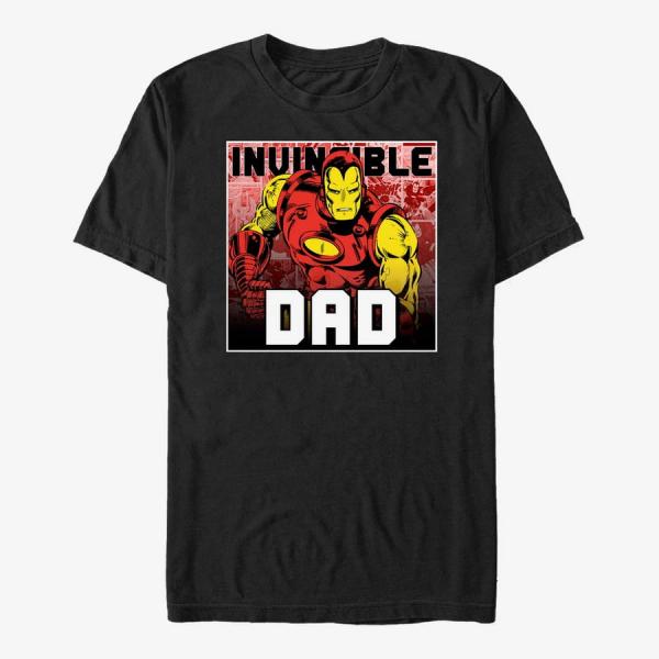 Tričko Merch Marvel Avengers Classic - Invincible Dad Unisex T-Shirt Black S