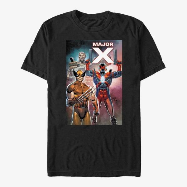 Tričko Merch Marvel X-Men - Major X Unisex T-Shirt Black S
