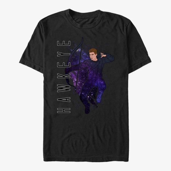 Tričko Merch Marvel Avengers: Endgame - Hawkeye Painted Unisex T-Shirt Black M