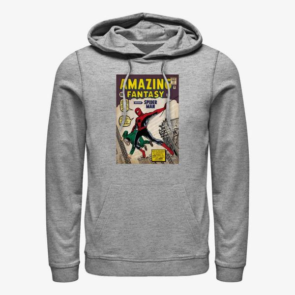 Queens Marvel Spider-Man Classic - Spidey Comic Cover Unisex Hoodie Heather Grey