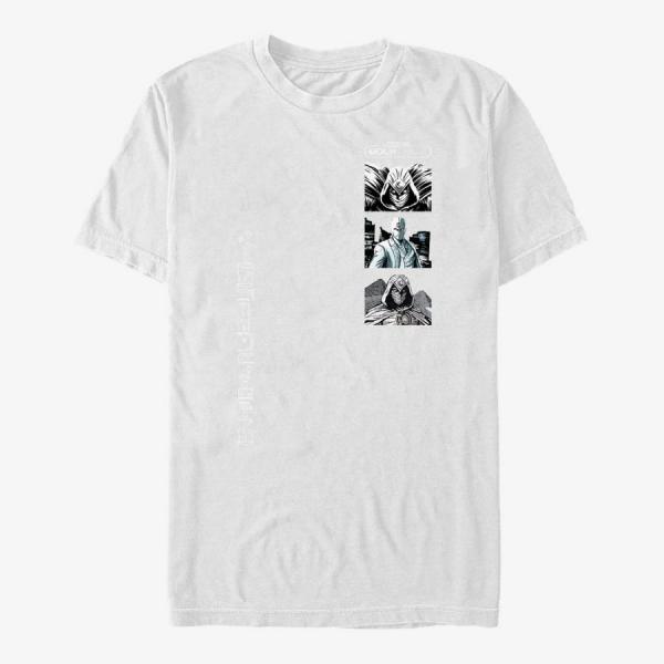 Tričko Merch Marvel Moon Knight - Mk Boxes Unisex T-Shirt White M
