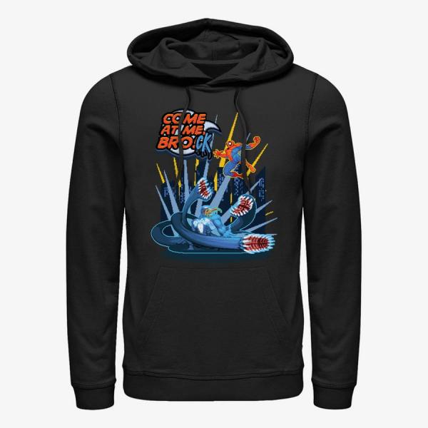 Mikina Merch Marvel Spider-Man Classic - Come At Me Brock Unisex Hoodie Black XXL