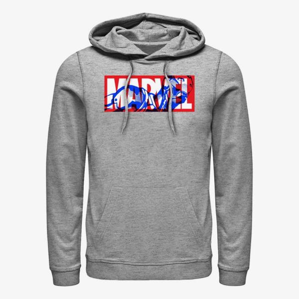 Mikina Merch Marvel - Stark Logo Unisex Hoodie Heather Grey S