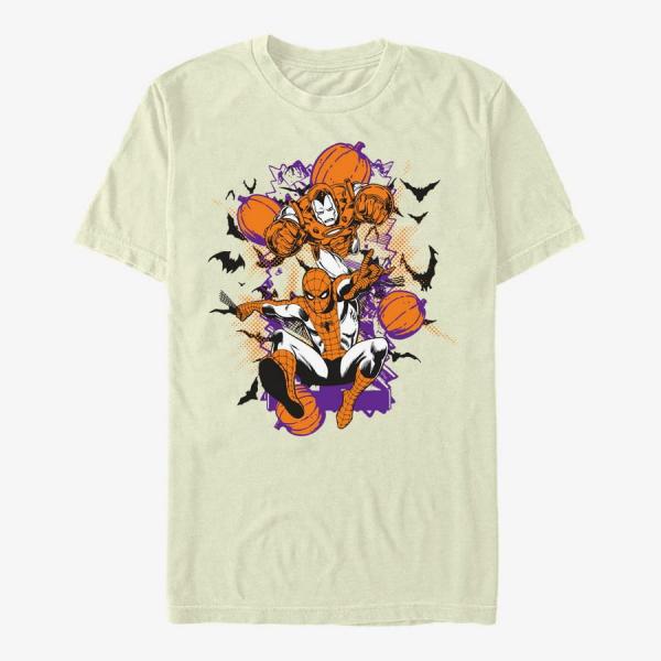 Tričko Merch Marvel Avengers Classic - Team Pumpkin Unisex T-Shirt Natural S