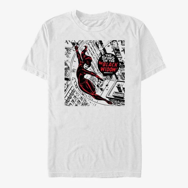 Tričko Merch Marvel Avengers Classic - Widow City Unisex T-Shirt White S