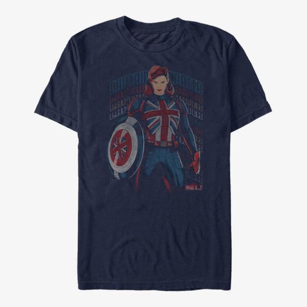 Queens Marvel What If...? - Union Carter Unisex T-Shirt Navy Blue