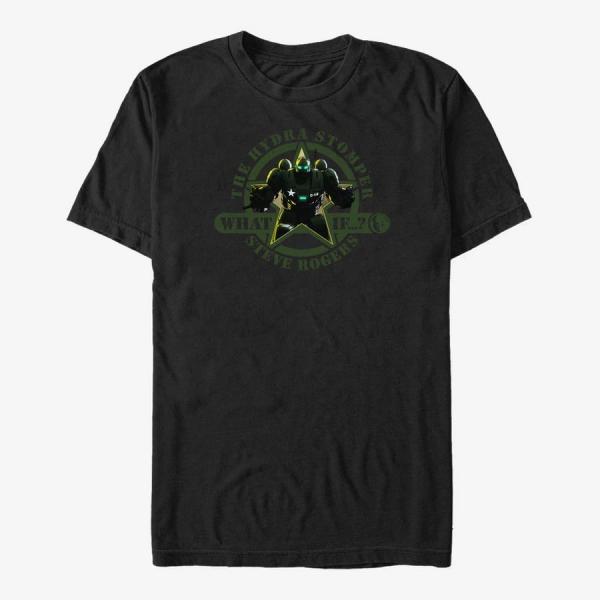 Tričko Merch Marvel What If...? - Steve Rodgers Hydra Unisex T-Shirt Black M