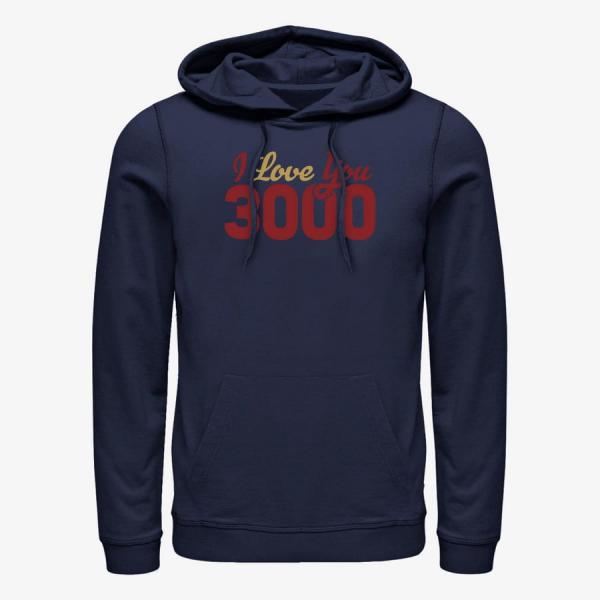 Queens Marvel Avengers: Endgame - 3000 Loves Unisex Hoodie Navy Blue