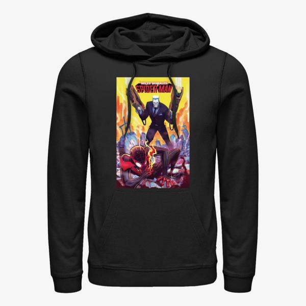 Mikina Merch Marvel Spider-Man Classic - Miles Morales SpiderMan Unisex Hoodie Black M