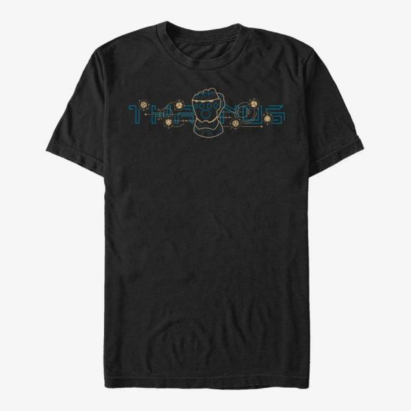 Queens Marvel - Tech Thanos Unisex T-Shirt Black