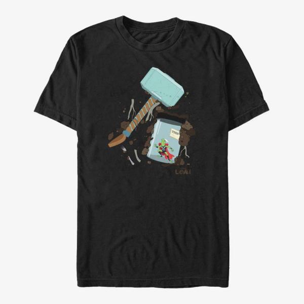 Tričko Merch Marvel Loki - Frog Thor Unisex T-Shirt Black M
