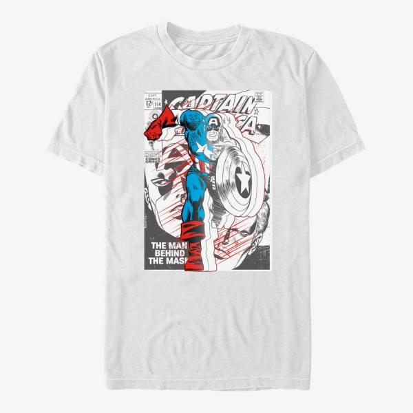 Tričko Merch Marvel Avengers Classic - Original Idea Unisex T-Shirt White S