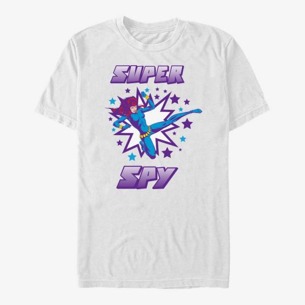 Tričko Merch Marvel Avengers Classic - Super Spy Unisex T-Shirt White S