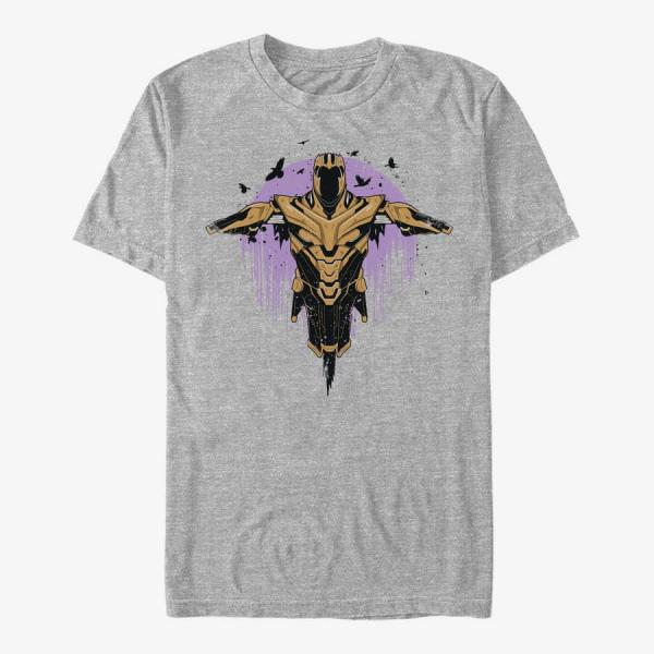 Queens Marvel Avengers: Endgame - Scarecrow Thanos Unisex T-Shirt Heather Grey
