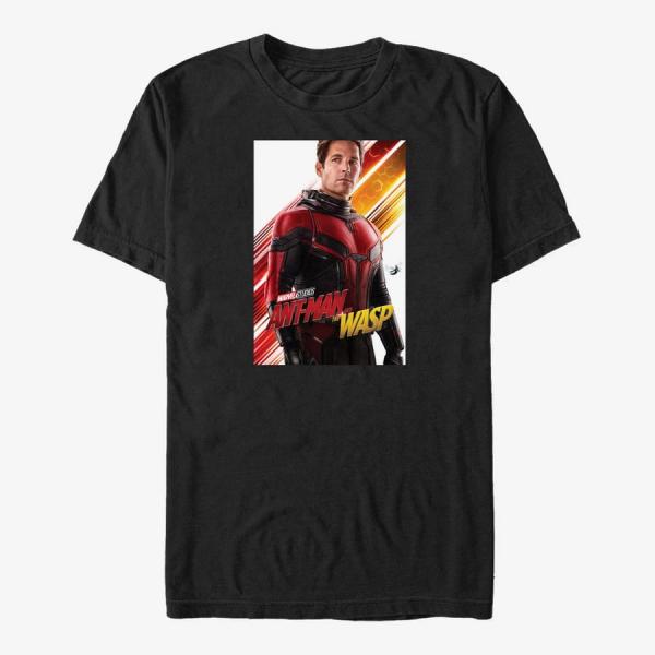 Tričko Merch Marvel Ant-Man & The Wasp: Movie - Ant-Man Poster Unisex T-Shirt Black M
