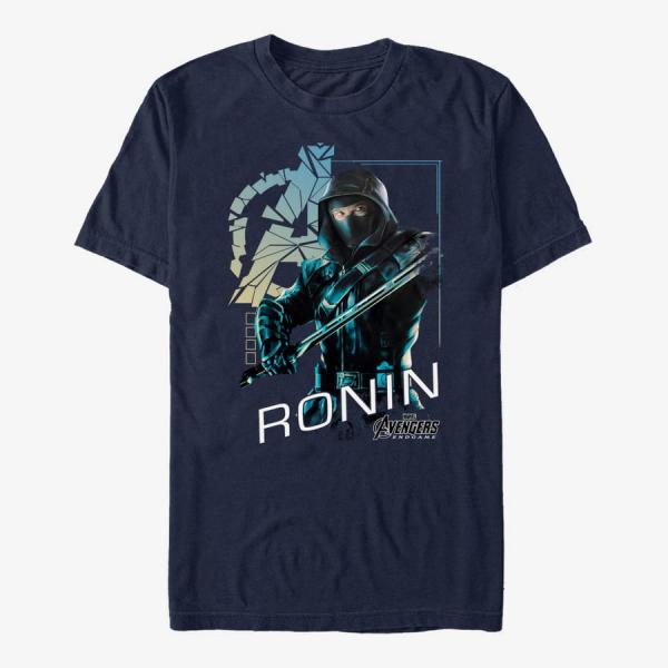 Queens Marvel Avengers: Endgame - Ronin Hero Unisex T-Shirt Navy Blue