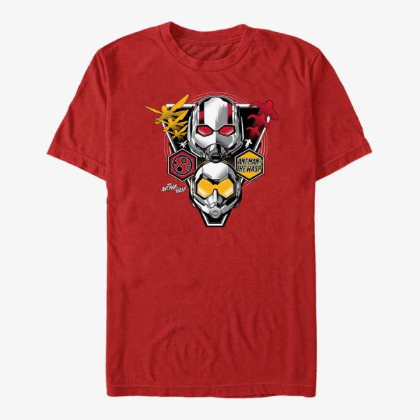 Tričko Merch Marvel Ant-Man & The Wasp: Movie - Ant And Wasp Unisex T-Shirt Red M