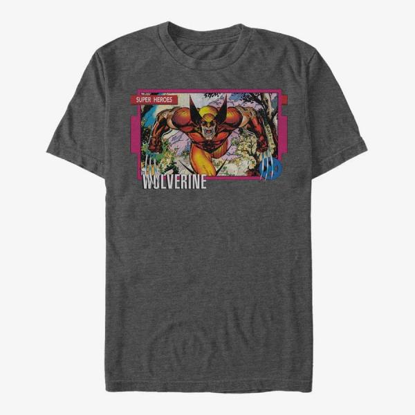 Queens Marvel X-Men - WOLVERINE Unisex T-Shirt Dark Heather Grey
